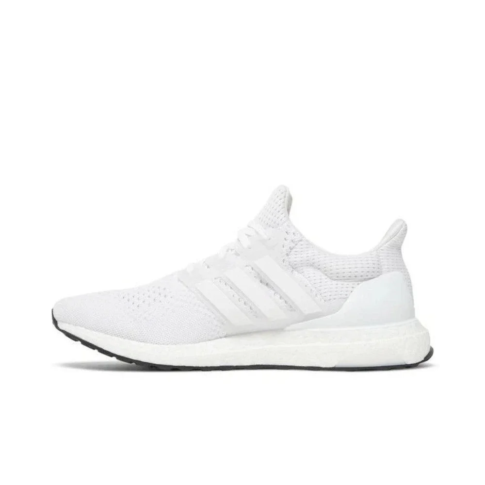 Mens Size 8.5 - adidas Ultra Boost 1.0 DNA Triple White Running Shoes HQ4202 NEW
